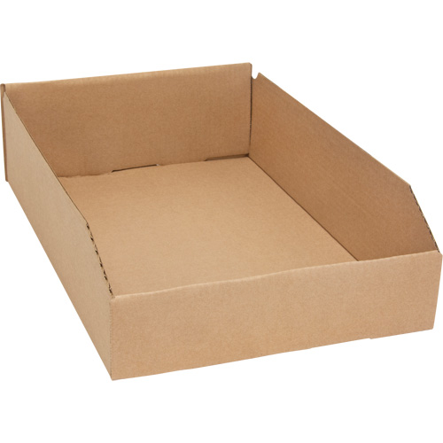 Deep Corrugated Parts Bins, 11-3/4" W x 17-1/4" D x 4-1/2" H, Beige Duraquip Inc