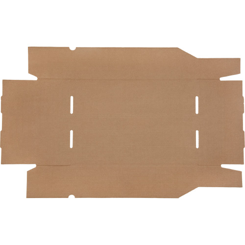 Deep Corrugated Parts Bins, 11-3/4" W x 17-1/4" D x 4-1/2" H, Beige Duraquip Inc