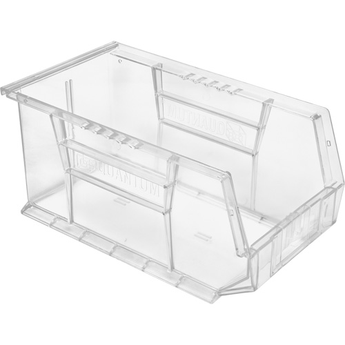 Bacs tr&egrave;s transparents Ultra, 8-1/4" la, 7" h x 14-3/4" p, Transparent Duraquip Inc