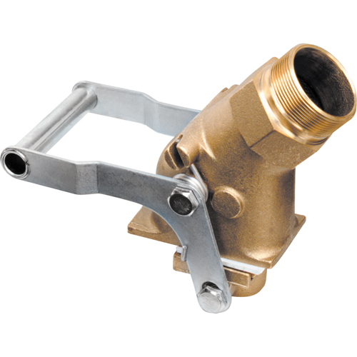 Self-Closing Gate Valve, Brass, 2" NPT Duraquip Inc