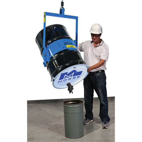 Manual Tilt Drum Lifter Kit, 55 US gal. (45 Imperial Gal.) Drum Size, 800 lbs./363 kg. Cap. Duraquip Inc