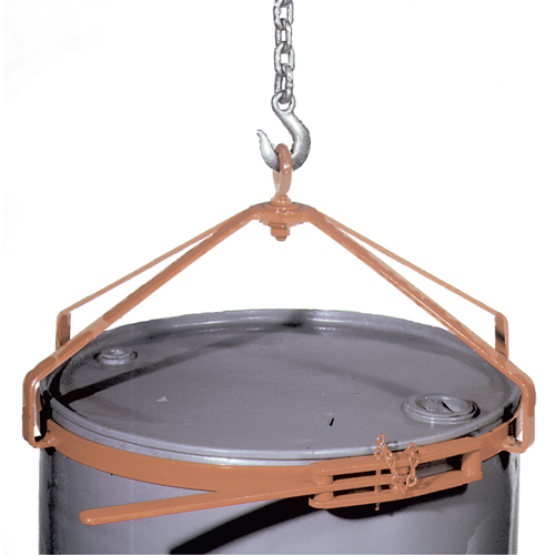 Manual Vertical Drum Lifter, 55 US gal. (45 Imperial Gal.), 700 lbs./317 kg. Cap. Duraquip Inc
