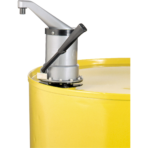 Lever Type Drum Pump, Polypropylene, 10 oz./Stroke, Fits 5-45 Gal. Duraquip Inc