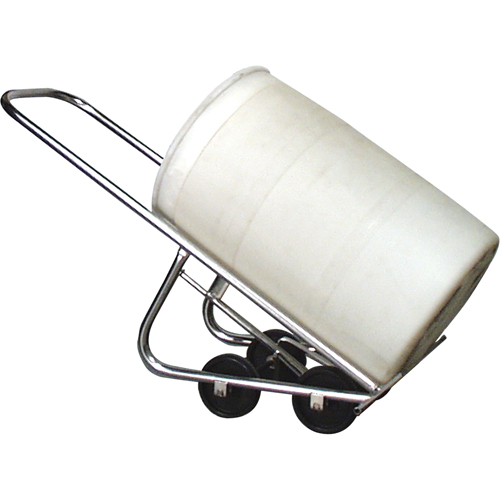 Diables pour baril &agrave; usage multiple, Fabriqu&eacute; en Acier inoxydable, 25 - 55 gal. US (20 - 45 gal. imp.) Duraquip Inc