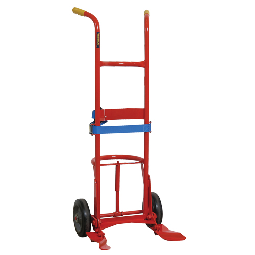 Overpack Hand Truck, Steel Construction, 55 US gal. ( 45 Imperial Gal.) Duraquip Inc