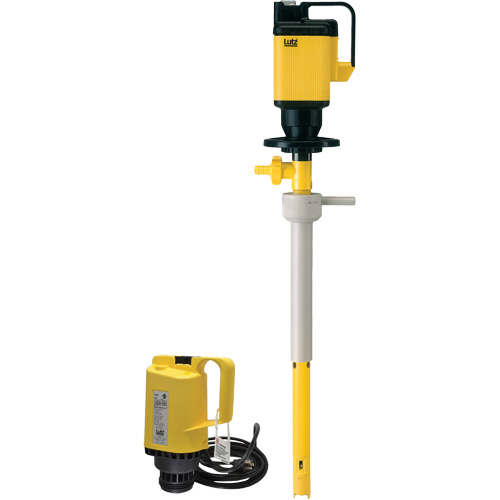 Electric Drum Pumps, Polypropylene, 24 GPM Duraquip Inc
