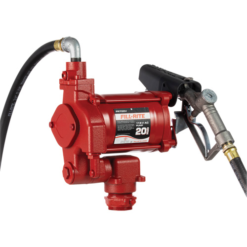 AC Utility Rotary Vane Pumps with Nozzle, 115 V, 20 GPM Duraquip Inc