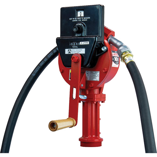 UL Approved Rotary Hand Pumps With Meter, Aluminum Duraquip Inc