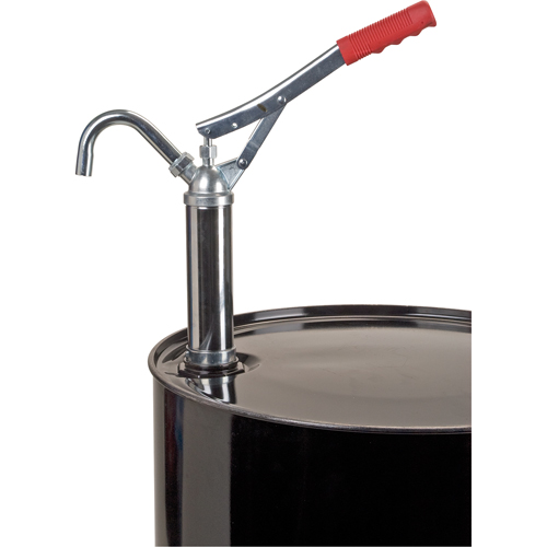 Pompe &agrave; baril de type levier, Acier, 11 oz/course, Pour barils de 30-55 gal. Duraquip Inc