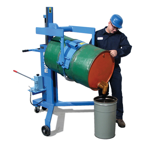 Basculeur - palettiseurs pour barils, 55 gal. US (45 gal. imp.) Duraquip Inc
