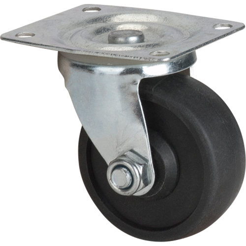 Roulette, Pivotant, 3" (76 mm), Polyol&eacute;fine, 250 lb (113 kg) Duraquip Inc