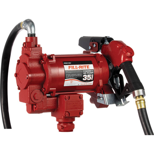 AC Utility Rotary Vane Pumps with Nozzle, 115/230 V, 35 GPM Duraquip Inc