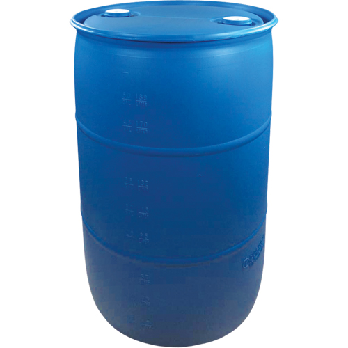 Polyethylene Drums, 30 US gal (25 imp. gal.), Closed Top, Blue Duraquip Inc