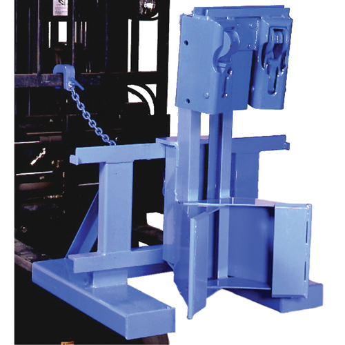 Manipulateur de barils MORSPEED 1500 pour chariot &eacute;l&eacute;vateur, Pour 55 gal. US (45 gal. imp.) Duraquip Inc