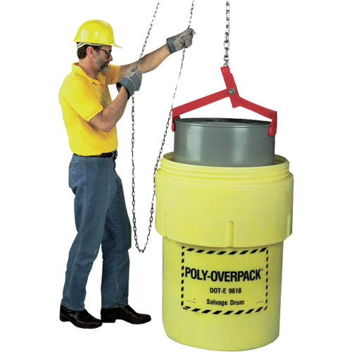 L&egrave;ve-baril, Baril de 85 gal. US (70 gal. imp.), Capacit&eacute; 1000 lb/454 kg Duraquip Inc