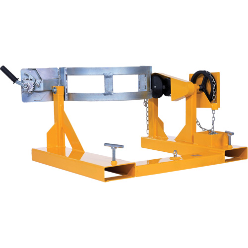 Fork Mounted Drum Carrier, For 55 US Gal. (45.8 Imperial Gal.) Duraquip Inc