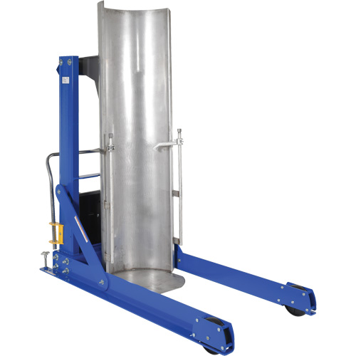 Tombereau hydraulique portatif pour baril, Pour 30 - 55 gal. US (25 - 45,8 gal. imp.) Duraquip Inc