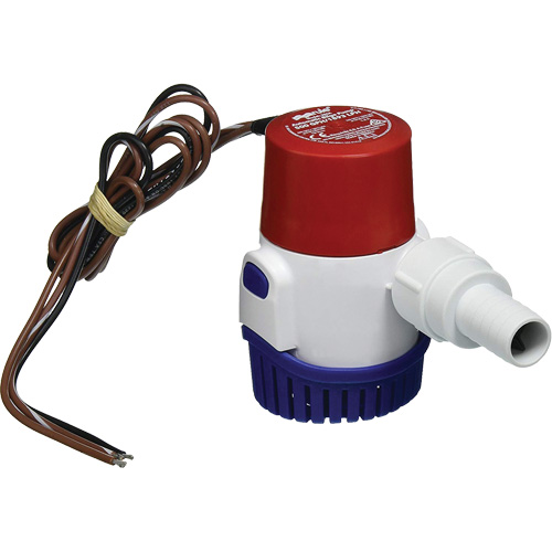 Pompe de cale avec capteur &eacute;lectronique de s&eacute;rie S, 500 gal./h, 12 V Duraquip Inc