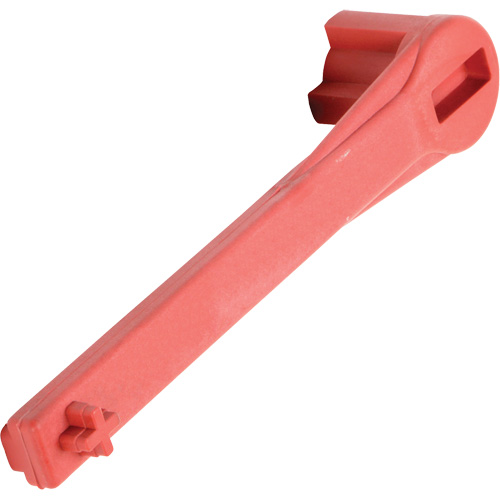 Single Ended Specialty Bung Nut Wrench, 1-1/4" Opening, 8" Handle, Non-Sparking Nylon Duraquip Inc