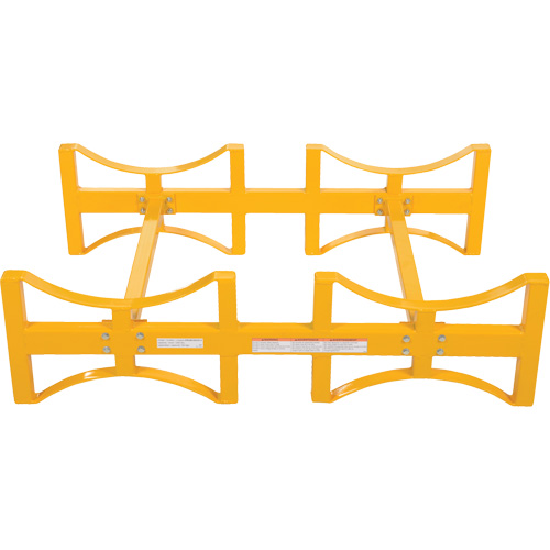 Steel Stackable Drum Rack, 2 Drums, 1600 lbs. Capacity, 45-1/2" W x 29-7/8" D x 12-3/4" H Duraquip Inc