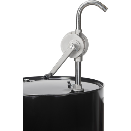 Pompe rotative pour baril, Acier inoxydable, Pour capacit&eacute; 55 gal., 12 oz/course Duraquip Inc