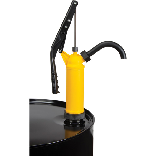Pompe &agrave; baril de type levier, Polypropyl&egrave;ne, 14 oz/course, Pour barils de 5-55 gal. Duraquip Inc