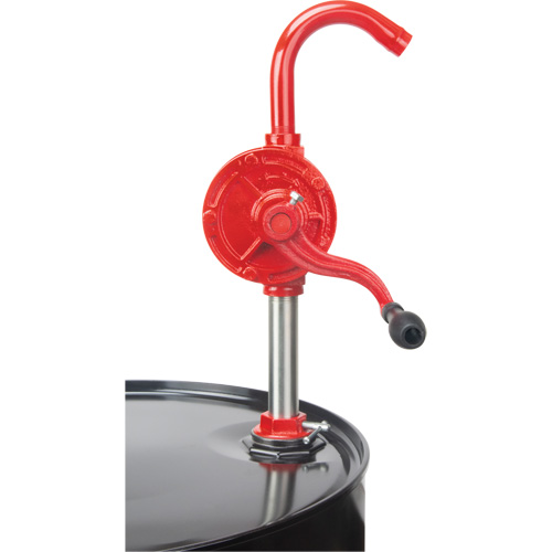 Pompe rotative pour baril, Fonte/Acier, Pour capacit&eacute; 30-55 gal., 8 oz/course Duraquip Inc
