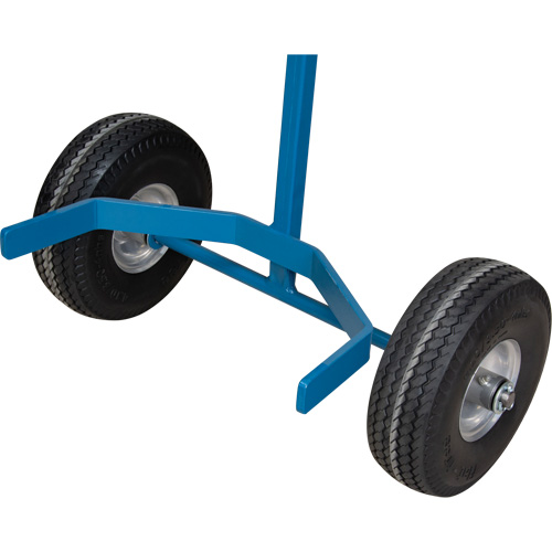 Cylinder Cart, Flat-Free Wheels, 15-1/2" W x 14-1/4" L Base, 600 lbs. Duraquip Inc