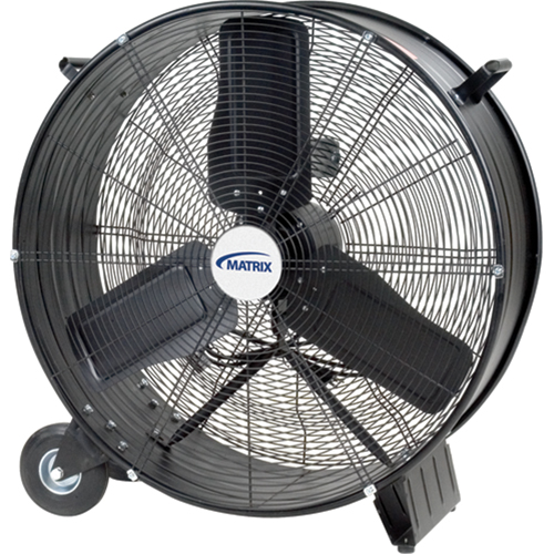 Light Industrial Direct Drive Drum Fan, Industrial, 2 Speed, 28" Diameter Duraquip Inc