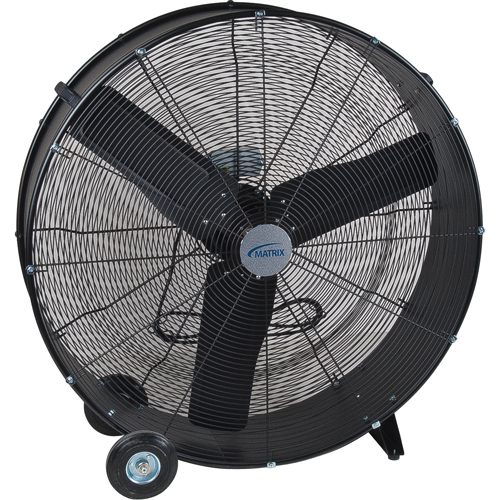 Light Industrial Direct Drive Drum Fan, Industrial, 2 Speed, 36" Diameter Duraquip Inc