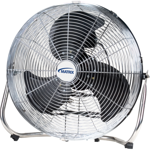 Ventilateur sur pied haute vitesse, Commercial, 3 vitesses, Diam&egrave;tre de 18" Duraquip Inc