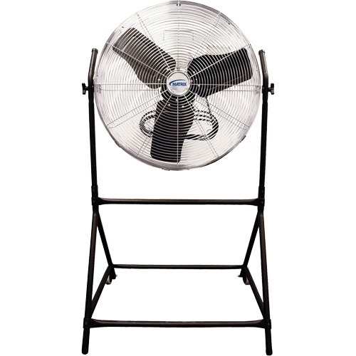 Roll-About Air Fan, Industrial, 3 Speed, 24" Diameter Duraquip Inc