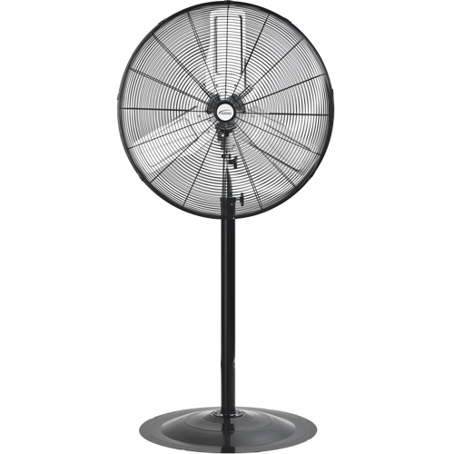 Oscillating Pedestal Fan, Heavy-Duty, 2 Speed, 30" Diameter Duraquip Inc