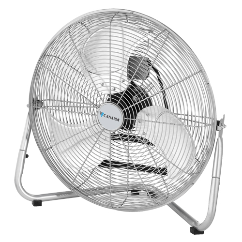 High-Velocity Floor Fan, Commercial, 3 Speed, 18" Diameter Duraquip Inc