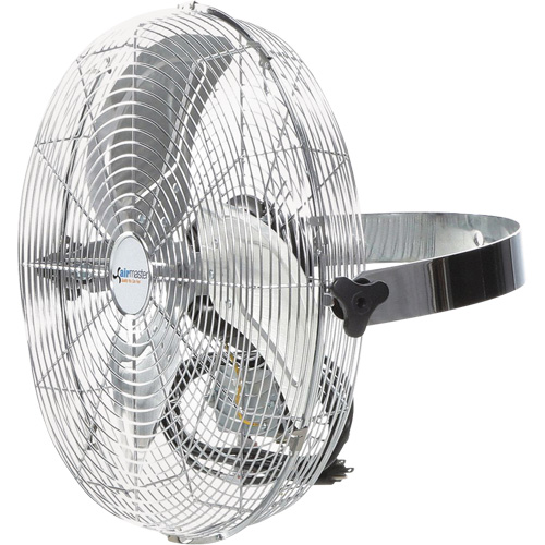 Wall-Mounted Air Circulator, Commercial, 3 Speed, 18" Diameter Duraquip Inc