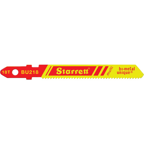 Lames pour scie sauteuse Unified Shank, Bim&eacute;tal, 2" lo, 18 dents par pouce Duraquip Inc