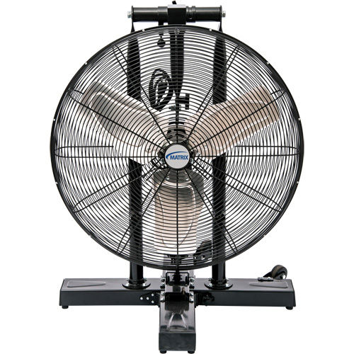 Foldable Pedestal Fan, Industrial, 3 Speed, 24" Diameter Duraquip Inc