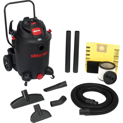 Aspirateur utilitaire pour atelier SVX2 avec chariot, Secs-humides, 6,5 CV, 14 gal. US (53 litres) Duraquip Inc