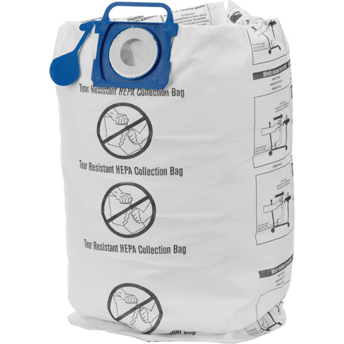 Genuine HEPA Tear-Resistant Filter Bags, 12 - 20 US gal. Duraquip Inc