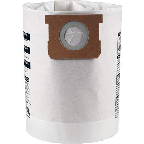 Sacs filtrants pour d&eacute;bris secs jetables de type E, 5 - 8 gal. US Duraquip Inc