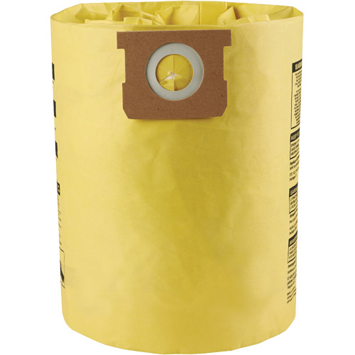 Sacs filtrants pour d&eacute;bris secs jetables &agrave; haute efficacit&eacute; de type I, 10 - 14 gal. US Duraquip Inc