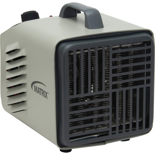 Personal Metal Shop Heater with Thermostat, Fan, Electric Duraquip Inc