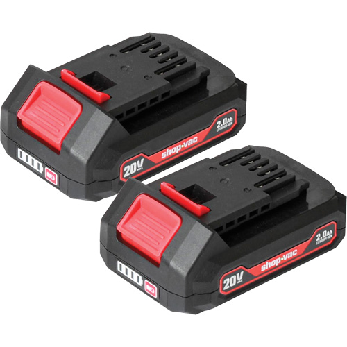 2.0Ah Lithium Battery - 2 Pack, 20 V Duraquip Inc