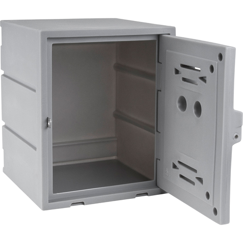 Locker, 15" x 15" x 18", Grey, Assembled Duraquip Inc