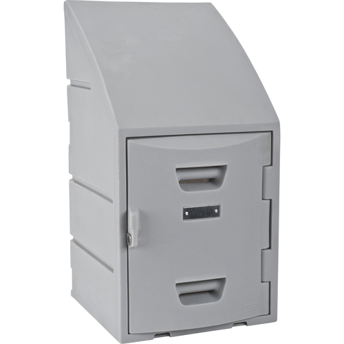 Locker, 15" x 15" x 31", Grey, Assembled Duraquip Inc