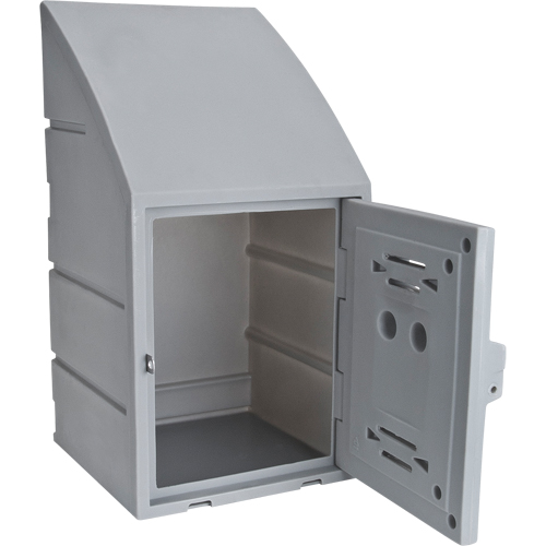 Locker, 15" x 15" x 31", Grey, Assembled Duraquip Inc