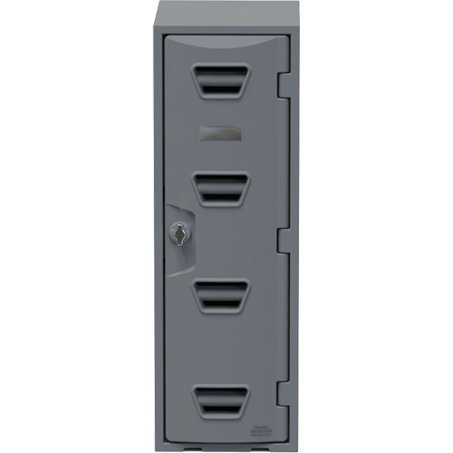 Locker, 12" x 15" x 36", Grey, Assembled Duraquip Inc