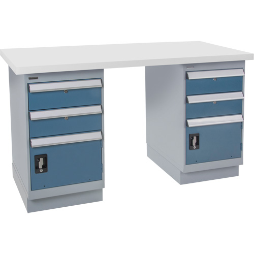 Pre-Designed Workbench, 72" W x 30" D x 34" H, 2500 lbs. Capacity Duraquip Inc