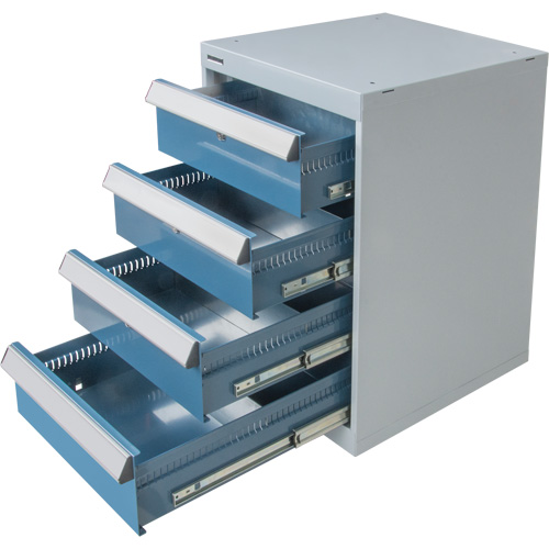 &eacute;tabli &agrave; quatre tiroirs sur pi&eacute;destal, 18" la x 21" p x 28" h Duraquip Inc