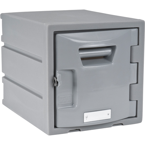 Locker, 12" x 15" x 12", Grey, Assembled Duraquip Inc